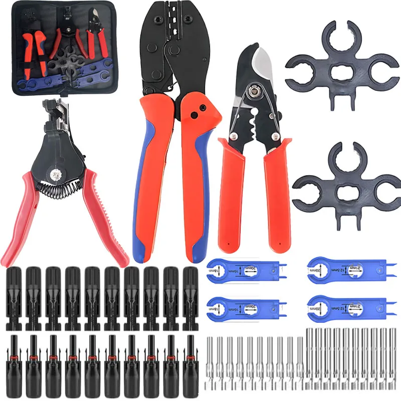 Mc4 Crimping Tool - Solar Crimping Tools Kit,Solar Crimper for