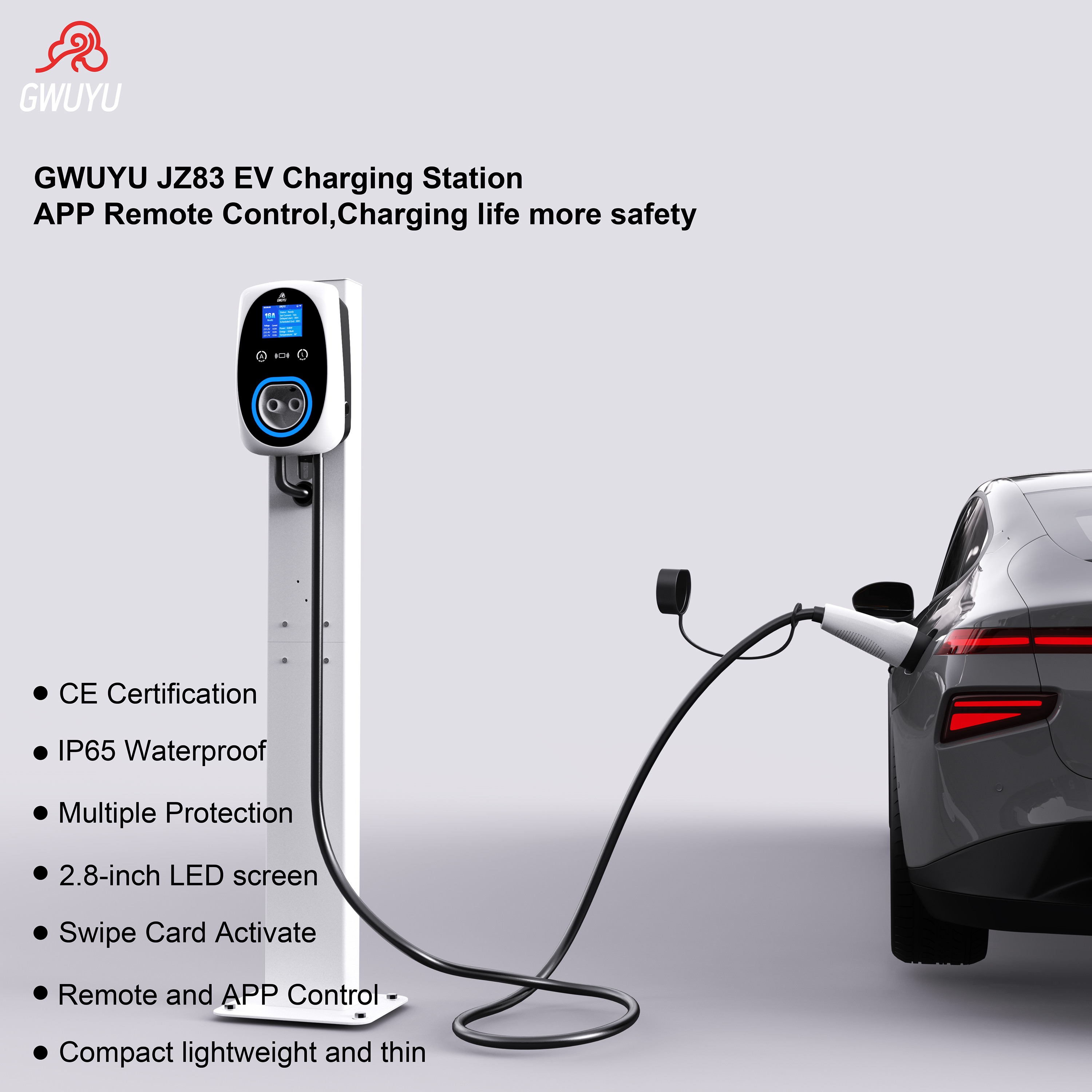 GWUYU EV Charger 32A 7.6KW EVS – Ev Charger Wallbox Bewertung und Preis