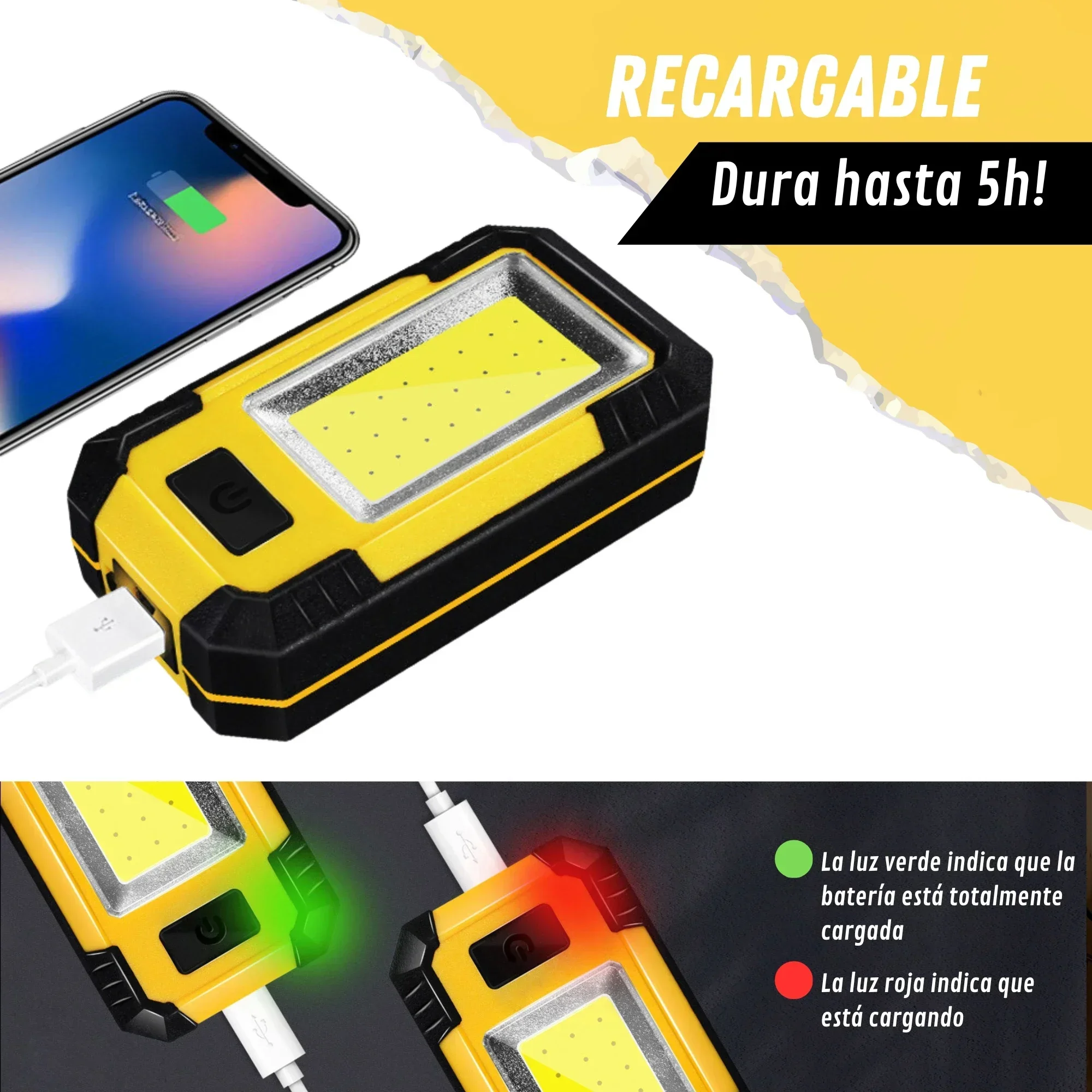 4000MaH Rechargeable Work Ligh – Renewable Energy Sources Bewertung und Preis