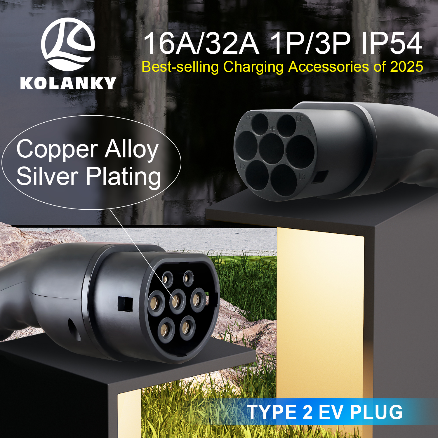 3.6KW 7.2 11 22KW Male Type 2  – Ev Charger Wallbox Bewertung und Preis