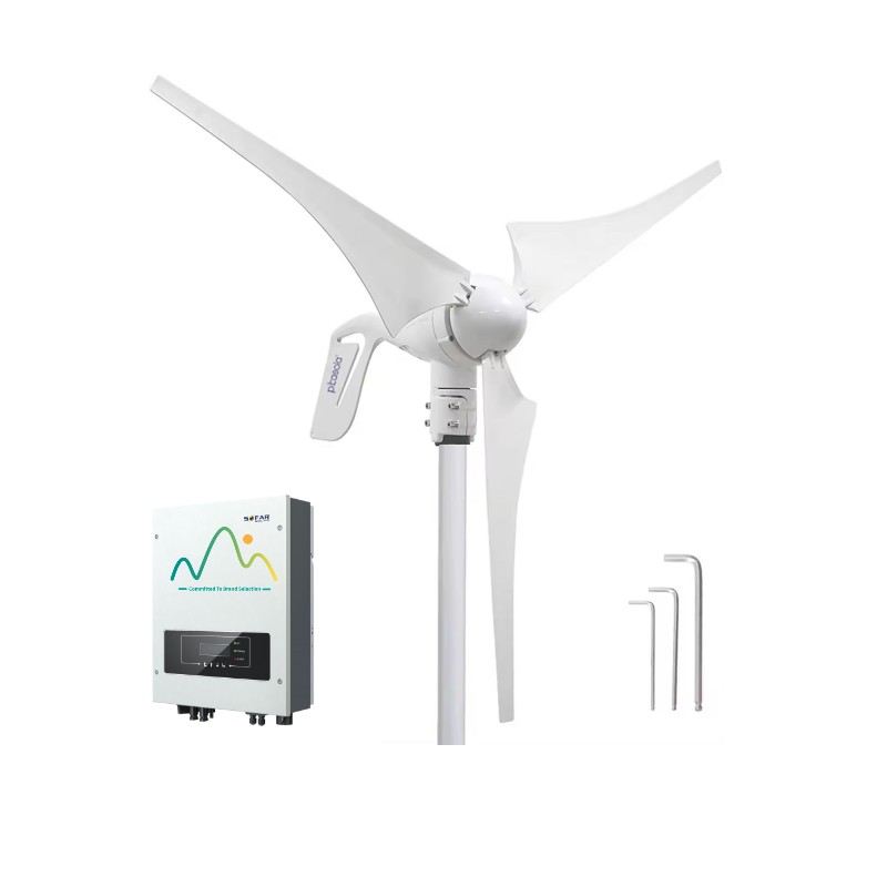 Solar Wind Turbine System 1kw  – Renewable Energy Wind Solar Bewertung und Preis