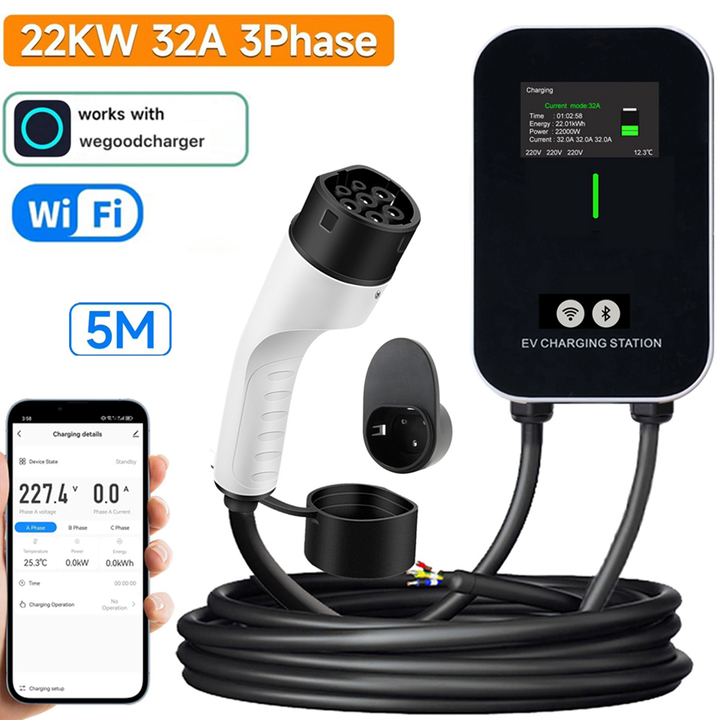 TYPE-2 Wallbox EV Charger 7KW  – Ev Charger Wallbox Bewertung und Preis