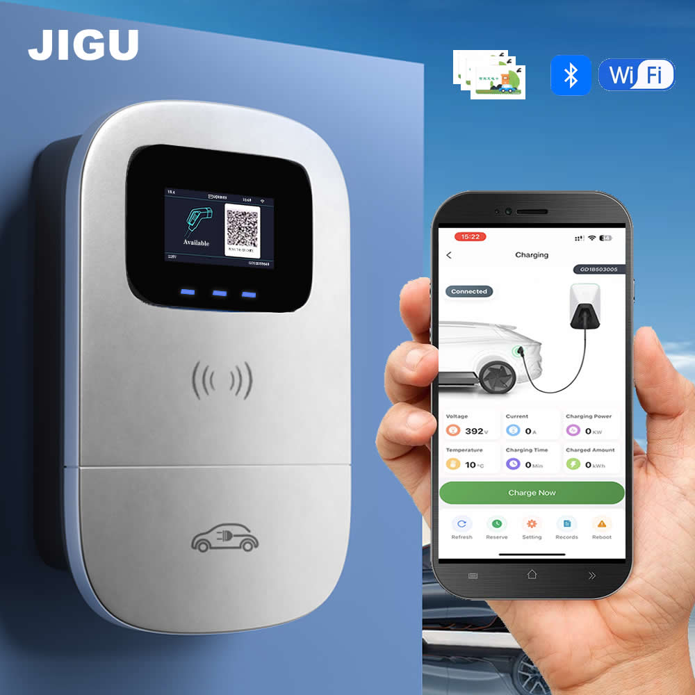 JIGU 7kW 11kW 22kW Type 2 Elec – Ev Charger Wallbox Bewertung und Preis