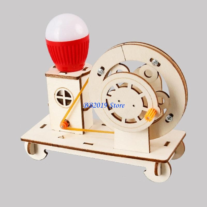 Q0KB Creative Wooden Hand Cran – Renewable Energy For Kids Bewertung und Preis