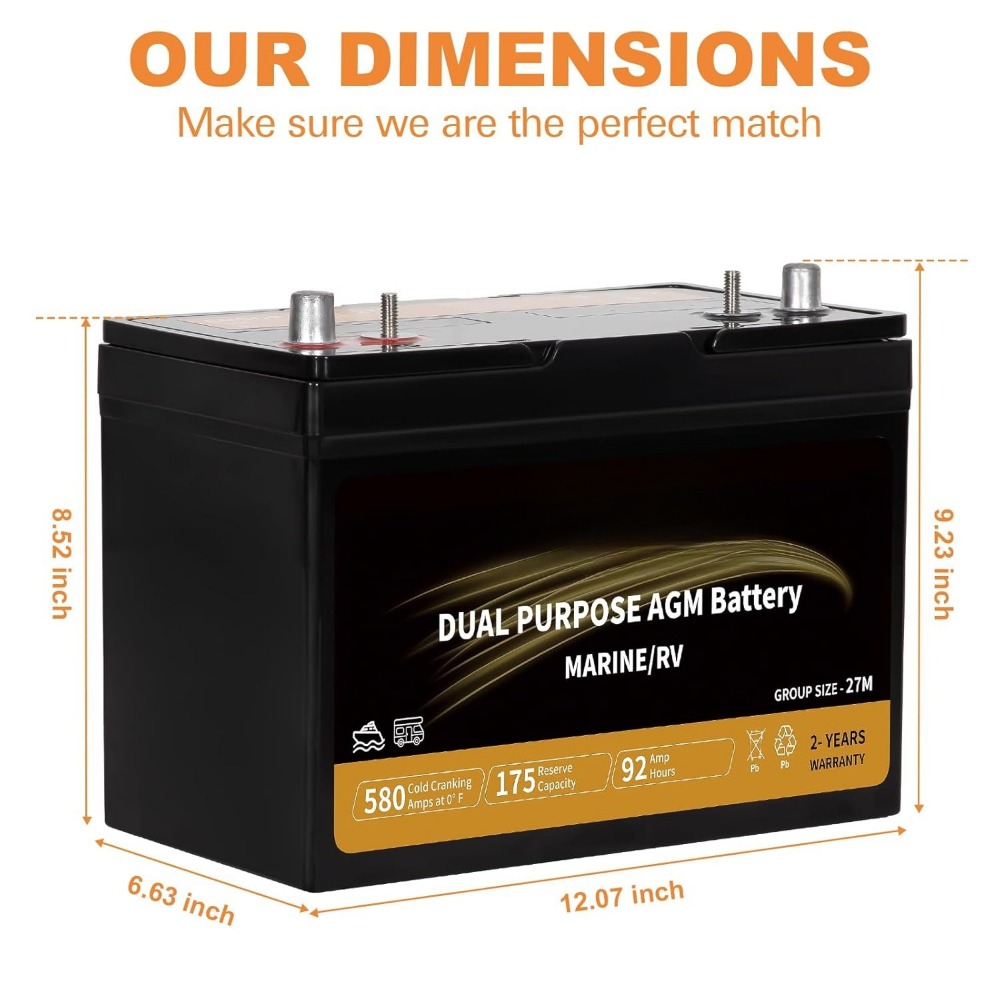 Dual Purpose AGM Battery BCI G – Agm Deep Cycle Battery Bewertung und Preis