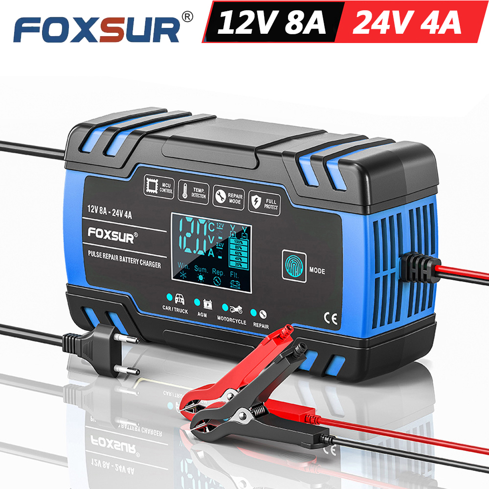 FOXSUR FBC122408D 12V 8A 24V 4 – Agm Deep Cycle Battery Bewertung und Preis