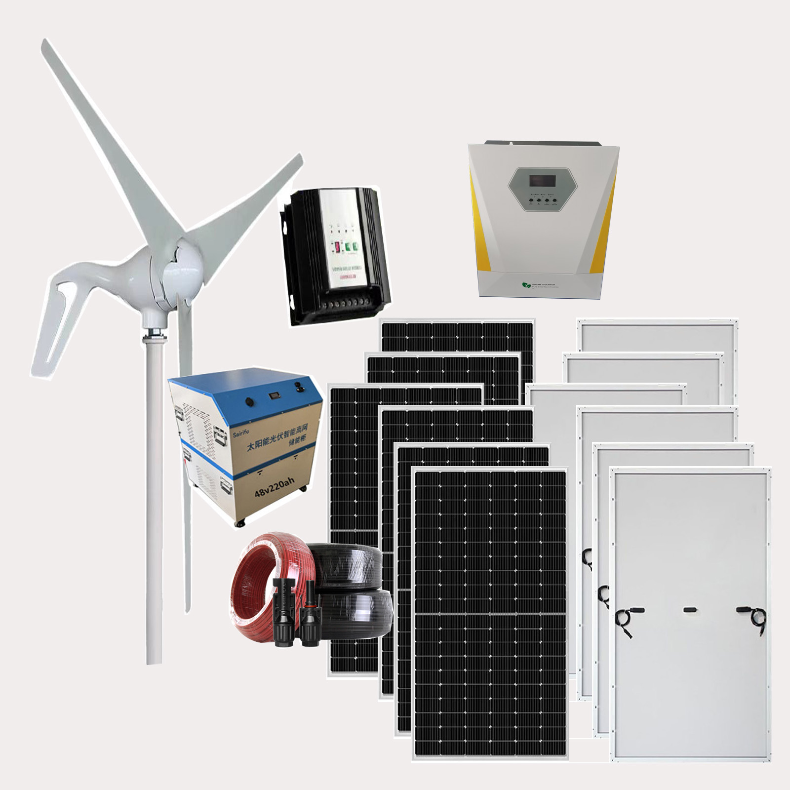 10Kw wind and solar hybrid sys – Renewable Energy Wind Solar Bewertung und Preis