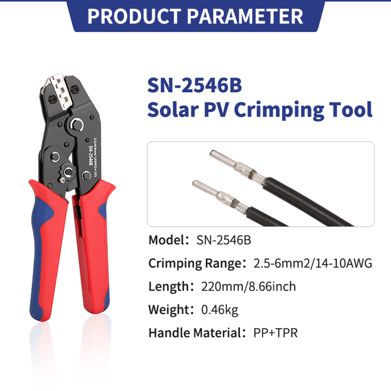 SN-2546B Solar Photovoltaic Co – Mc4 Crimping Tool Bewertung und Preis